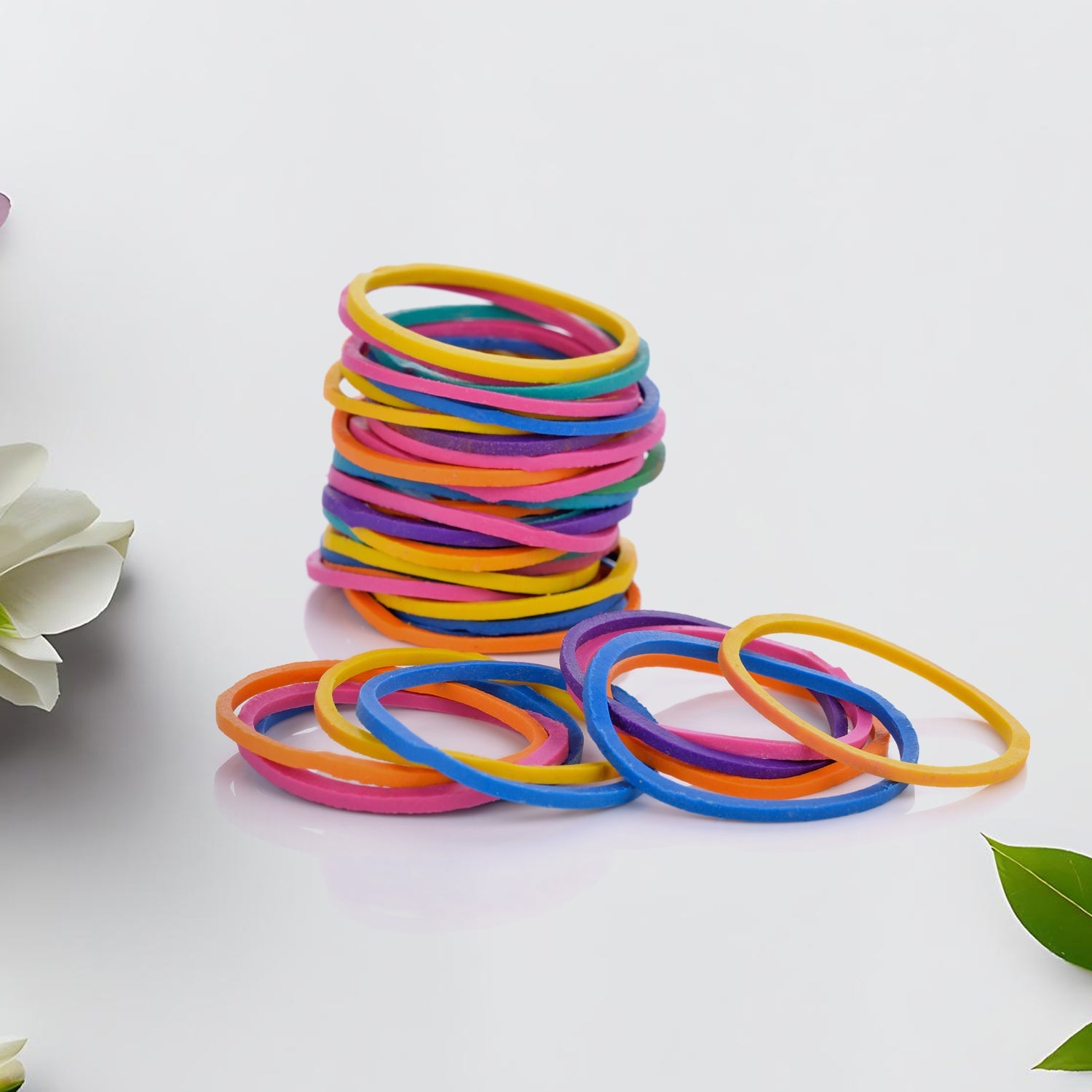 RUBBER BAND FOR OFFICE/HOME AND KITCHEN ACCESSORIES ITEM PRODUCTS, ELASTIC RUBBER BANDS, FLEXIBLE REUSABLE NYLON ELASTIC UNBREAKABLE, FOR STATIONERY, SCHOOL MULTICOLOR RUBBER BAND FOR OFFICE/HOME AND KITCHEN ACCESSORIES ITEM PRODUCTS, ELASTIC RUBBER BANDS, FLEXIBLE REUSABLE NYLON ELASTIC UNBREAKABLE, FOR STATIONERY, SCHOOL MULTICOLOR